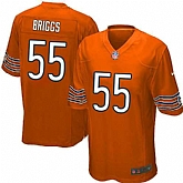 Nike Men & Women & Youth Bears #55 Briggs Orange Team Color Game Jersey,baseball caps,new era cap wholesale,wholesale hats